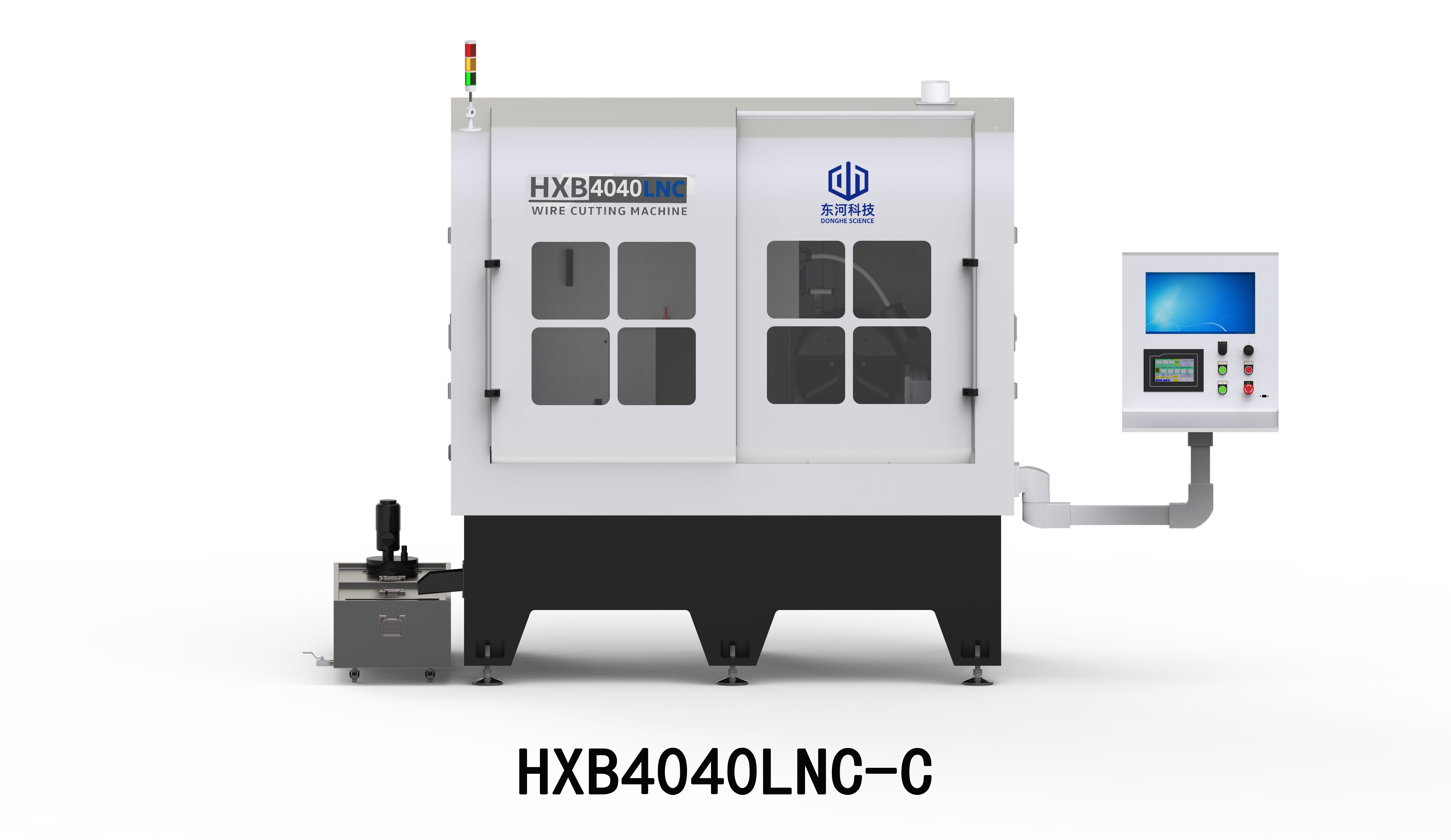 东河科技丨HXB4040LNC-C 环形金刚线切割机